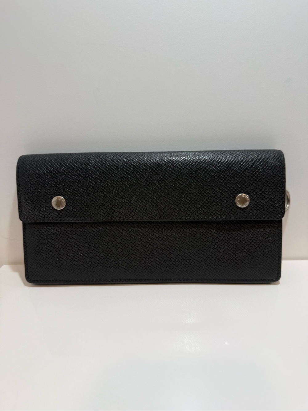 Louis Vuitton Charcoal Taigarama Wallet